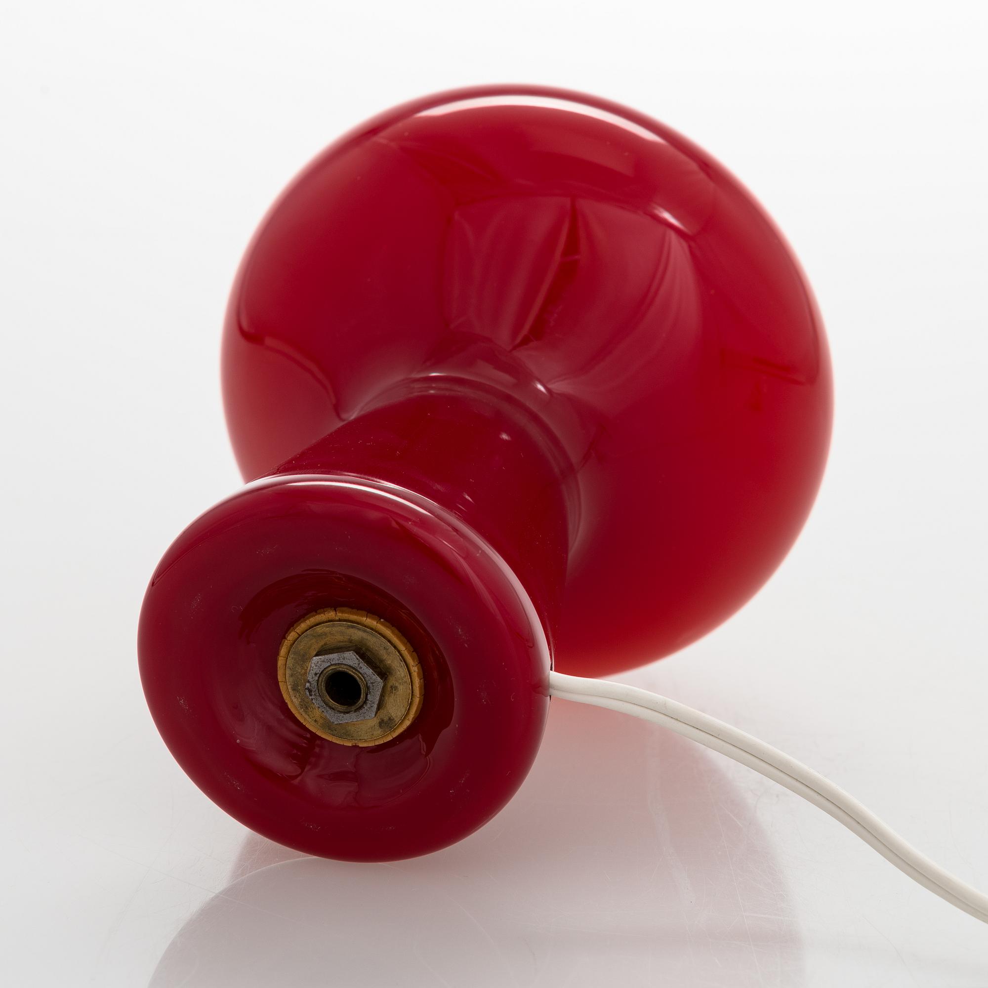 Massimo Vignelli /Paolo Venini, A  mid 20th century 'Zaffiro Fungo' table lamp for Venini, Italy.