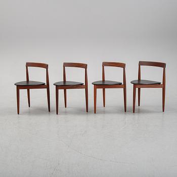 Hans Olsen, matbord och stolar, 4st, Frem Røjle, Danmark, 1950-tal.