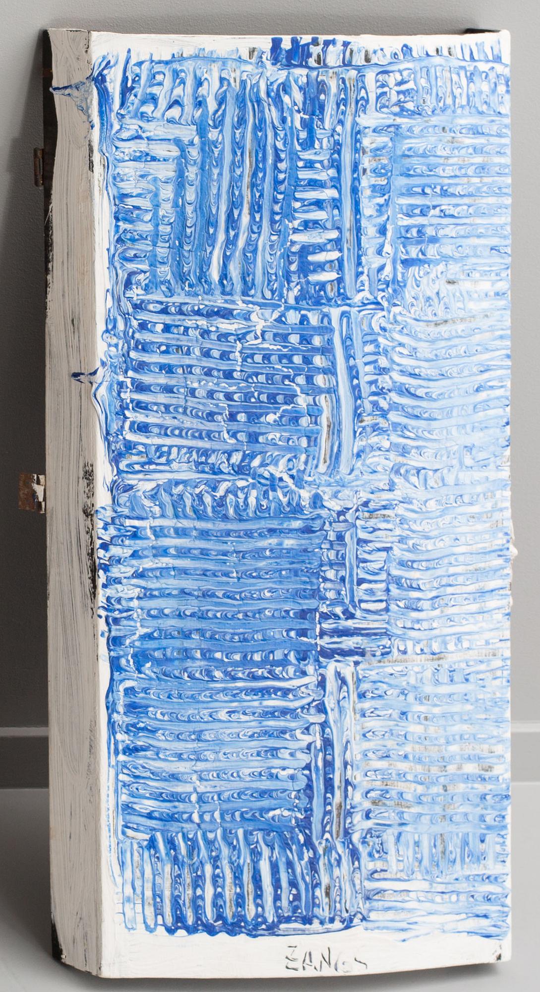 HERBERT ZANGS, skulptur/olja på trä, signerad.