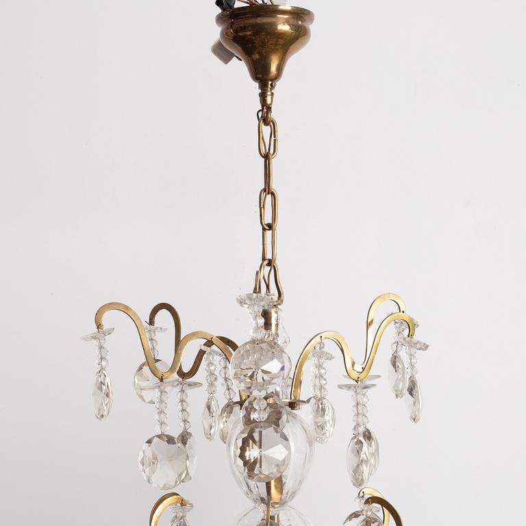 Chandelier, Rococo style, 20th century.