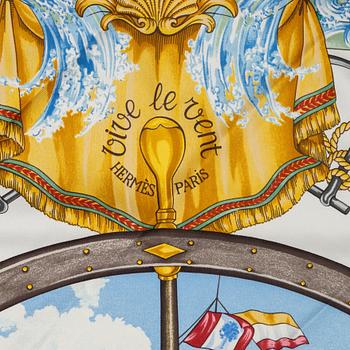 Hermès, scarf, "Vive Le Vent".