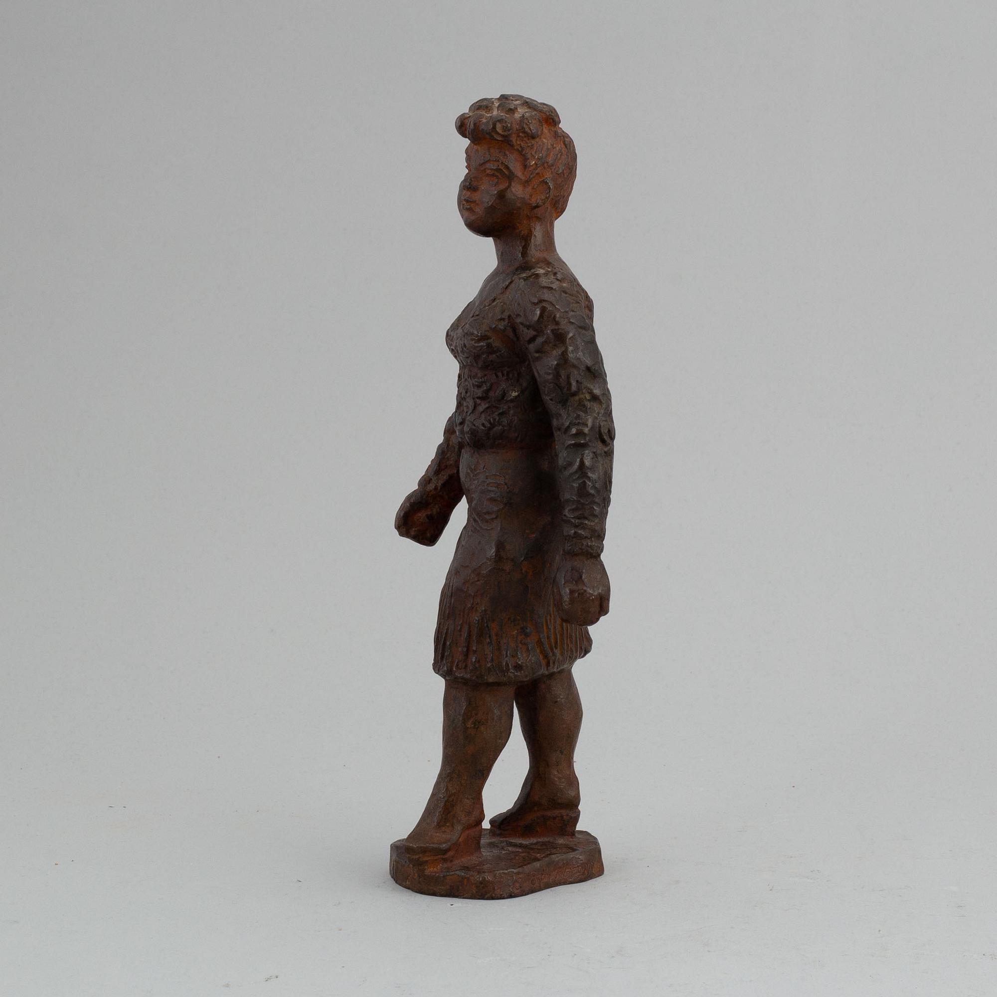 EDVIN ÖHRSTRÖM, sculpture, bronze, signed and dated 1942.