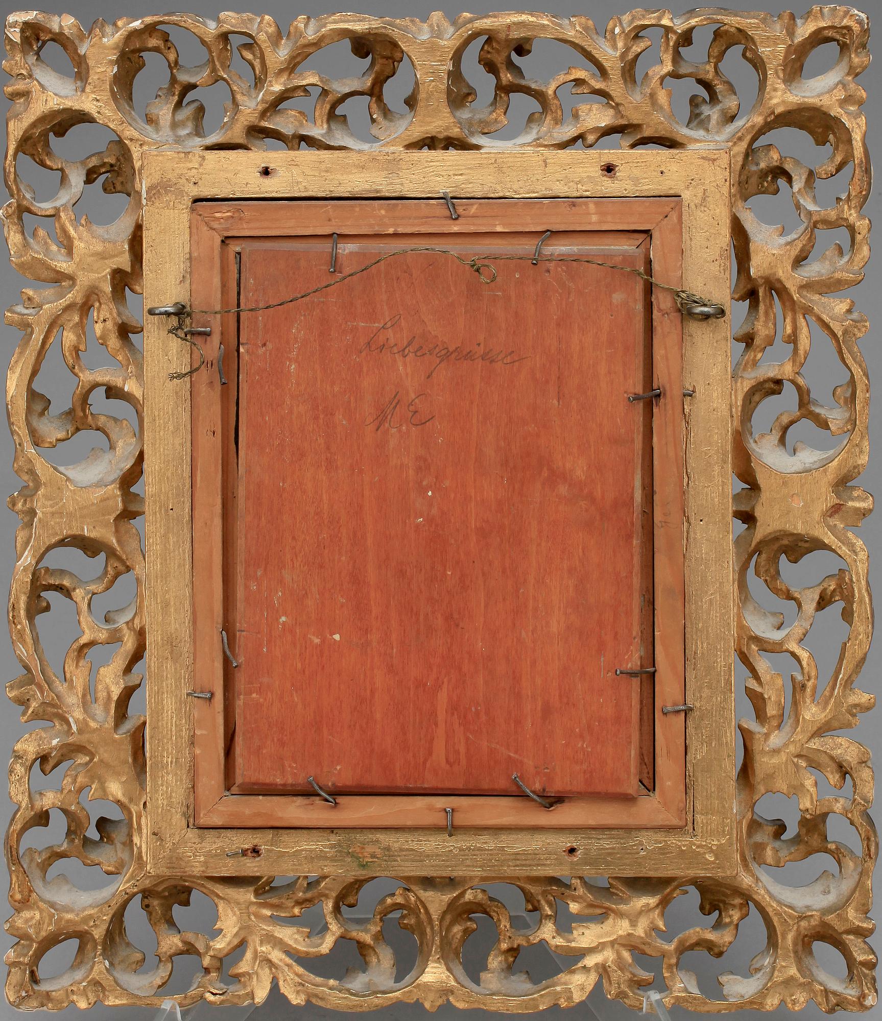 ADOLPHE PHILIPPE MILLOT, olja på troligen pannå, sign.
