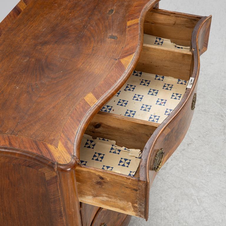 Byrå, senbarockstil, 1800-talets slut.