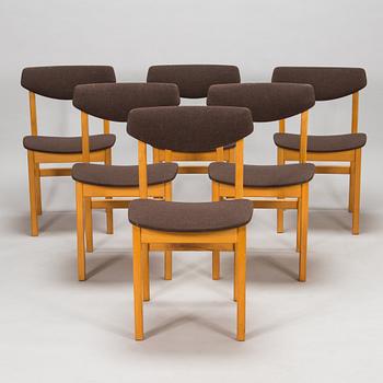 Lasse Ollinkari, six 1960s "Ervi chairs" for Artek. .