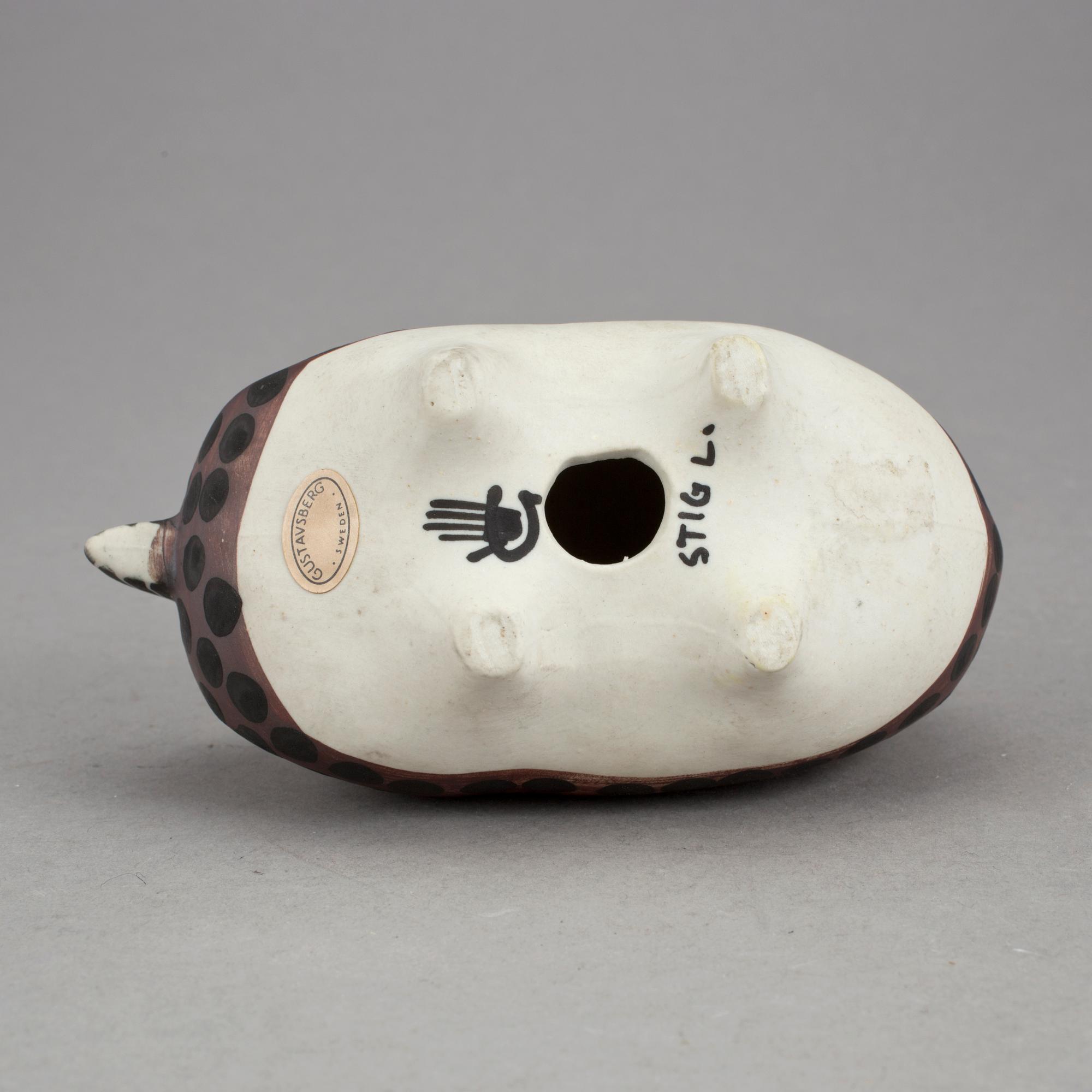SKULPTUR, "Springare", Stig Lindberg, Gustavsberg studio, 1952-1972.