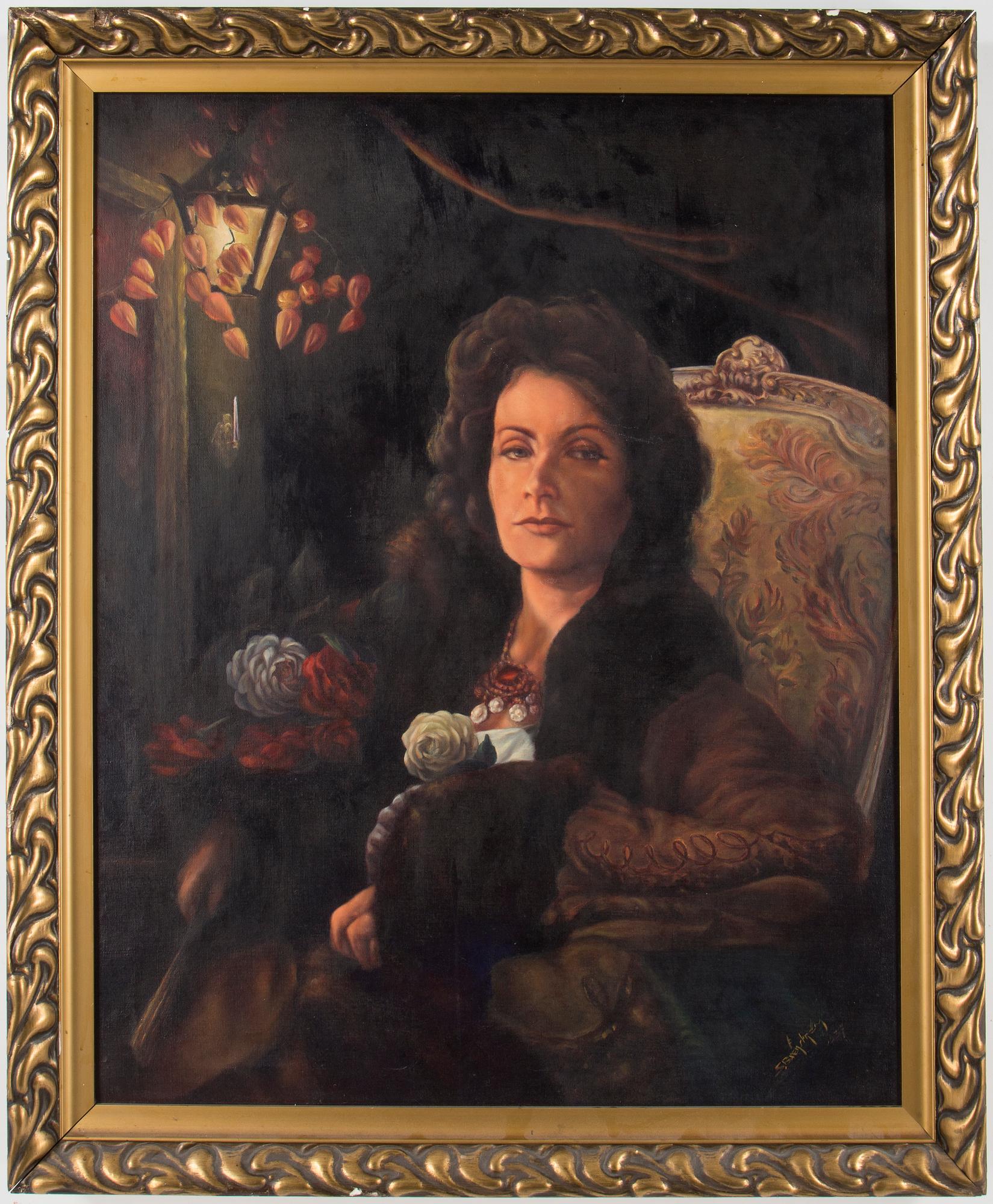 OKÄND KONSTNÄR, olja på duk, 1900-tal.