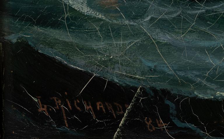 Ludvig Richarde, Ship flying the French flag.