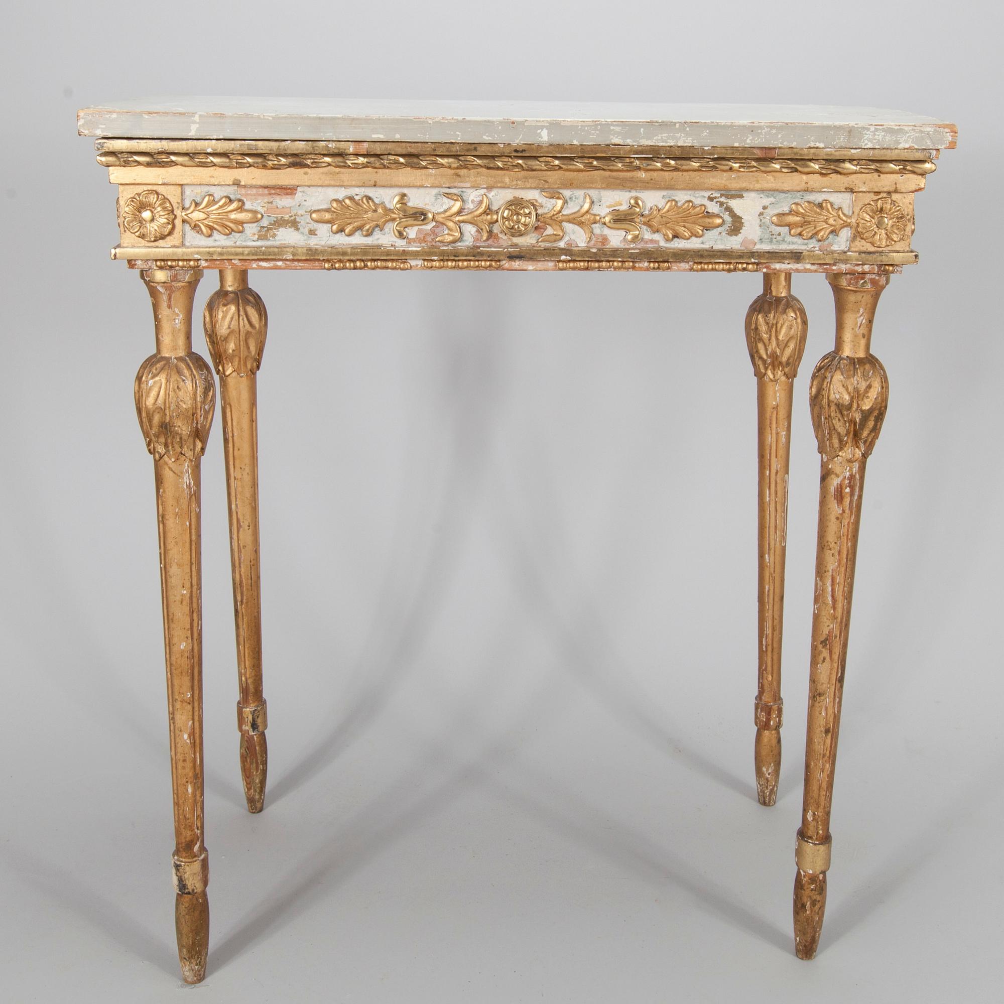 BORD / KONSOLBORD, sengustaviansk stil, sekelskiftet 1800/1900.