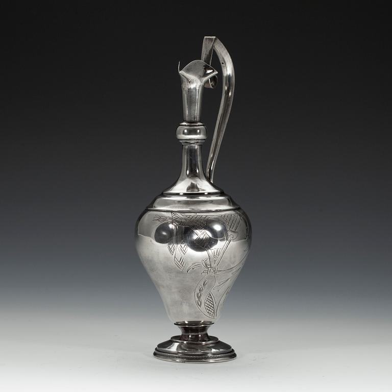 KANNA, silver, mästarstämplar НСС (kyrilliska), Moskva 1908-1917. Vikt 199 g.