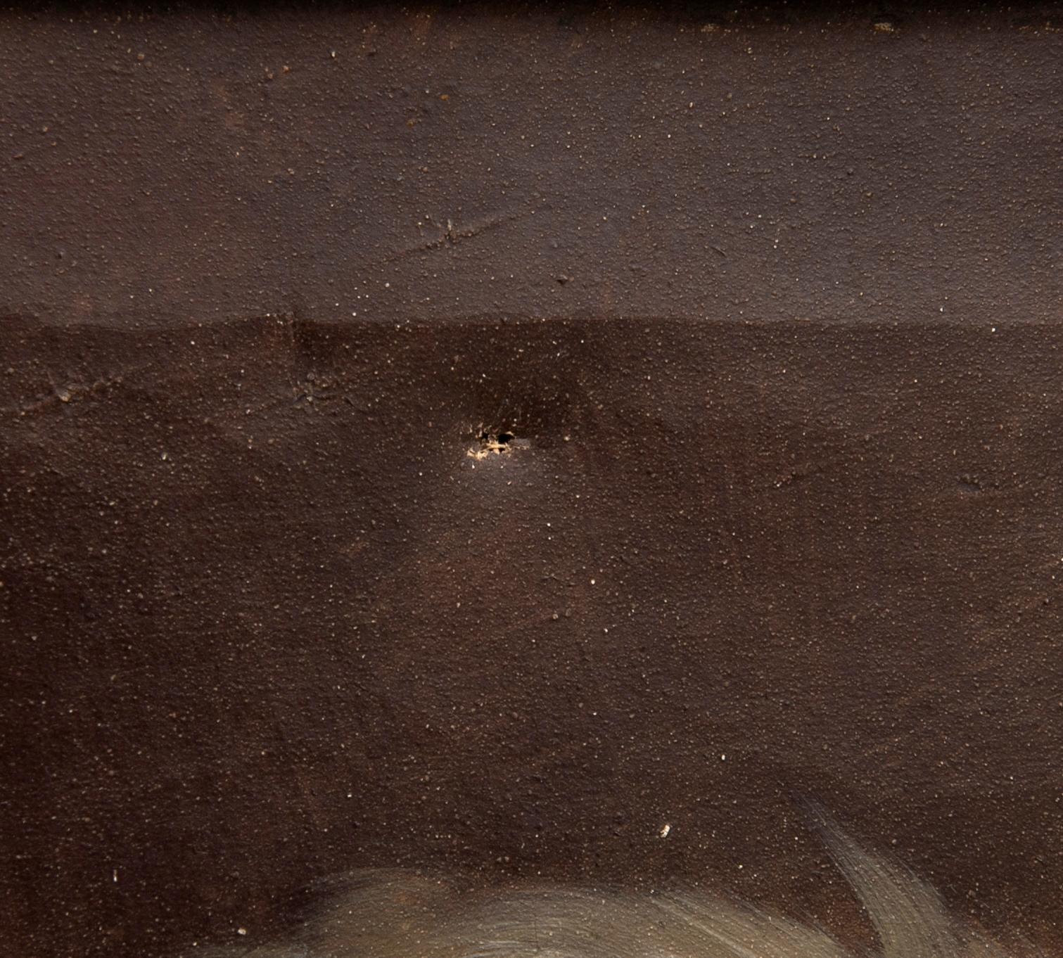Okänd konstnär 1800/1900-tal , Hund med rött halsband.