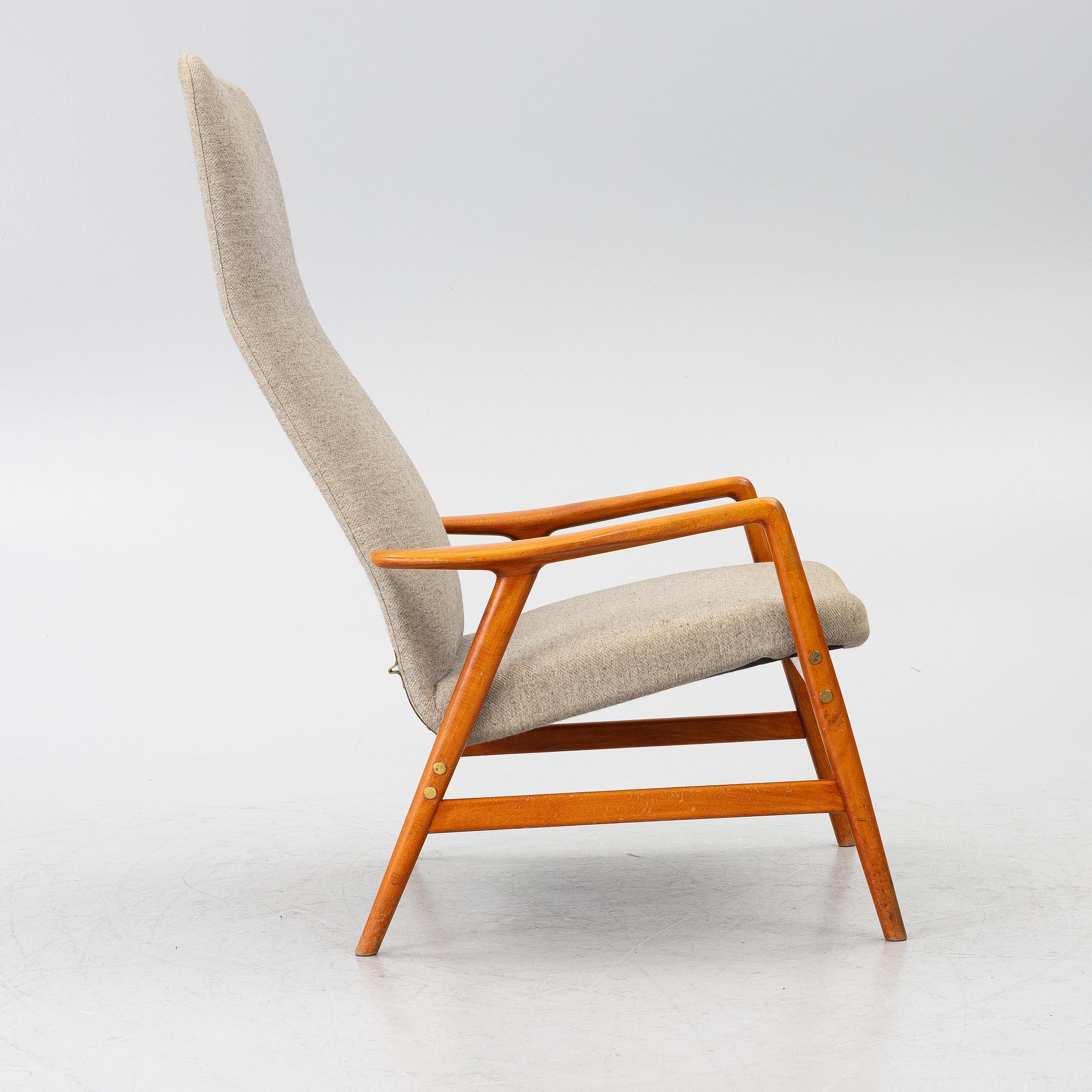 Alf Svensson, fåtölj "Contour-serien" Bra Bohag, Studio Ljungs industrier, 1960-tal.