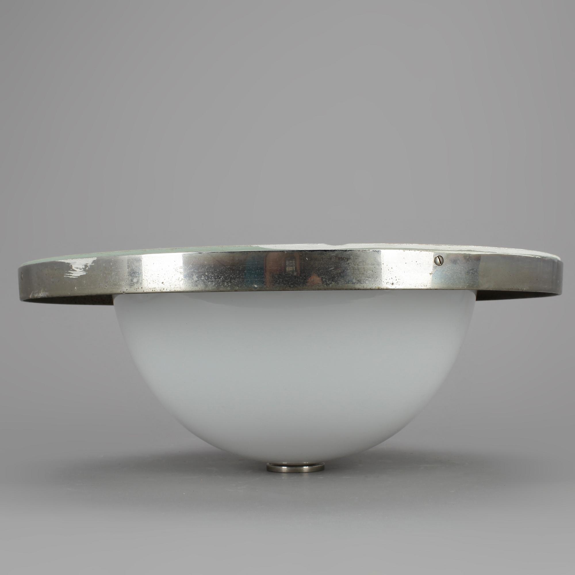 TAKLAMPA, funkis, 1930-tal. Höjd ca15cm.