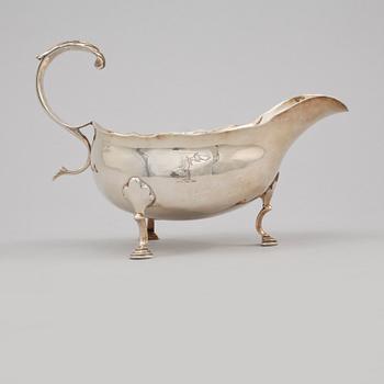 GRÄDDSNÄCKA, silver, London, troligen 1779, vikt 102 gram.