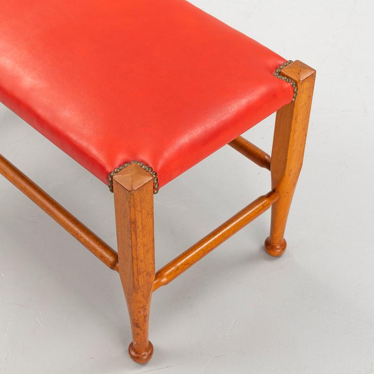 Josef Frank, a mahogany model '2009' bench, Svenskt Tenn, Sweden.