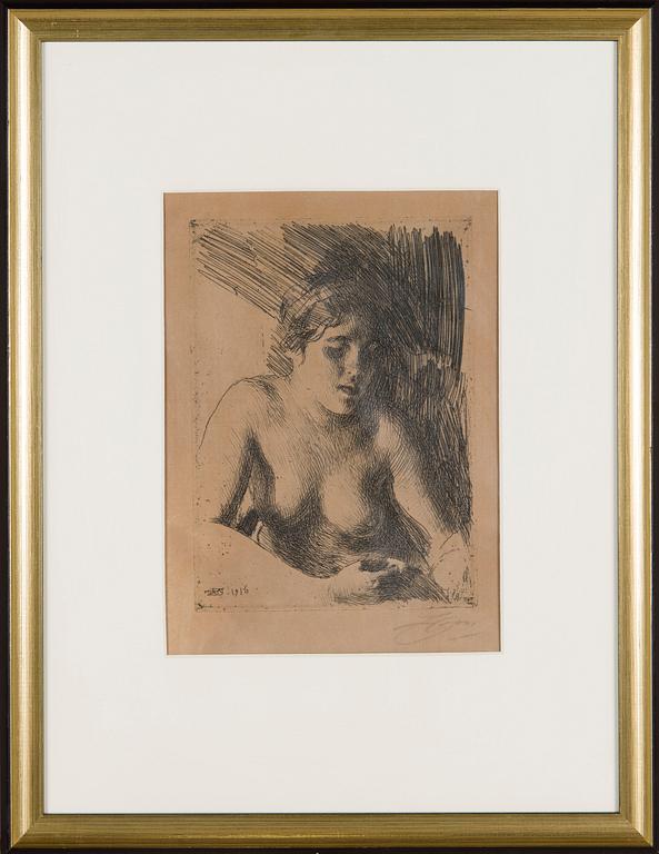 Anders Zorn, "Byst".