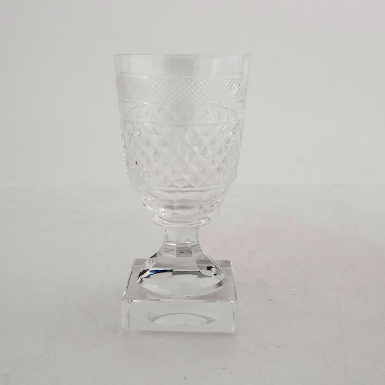 Elis Bergh, glass service Kent 36 pcs from kosta mid 1900s.