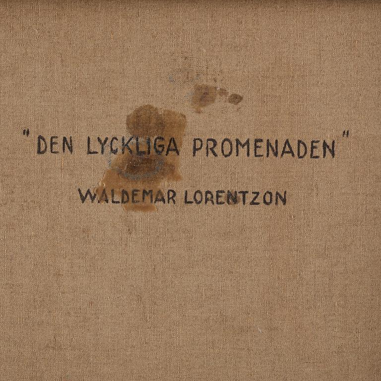 Waldemar Lorentzon, "Den lyckliga promenaden".