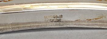 LJUSSTAKAR, ett par, barockstil, sterlingsilver, Tyskland, 1900-tal.