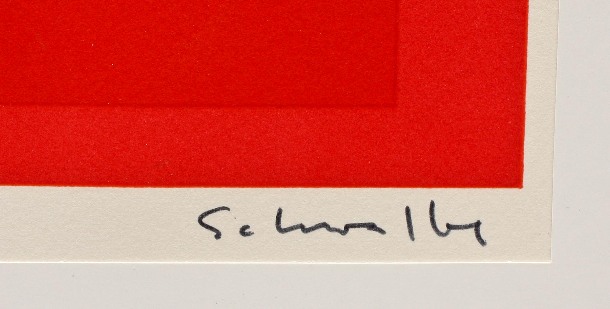 OLE SCHWALBE, mapp med 8 färglitografier och 9 offsettryck av fotografier, sign o numr 84/100.