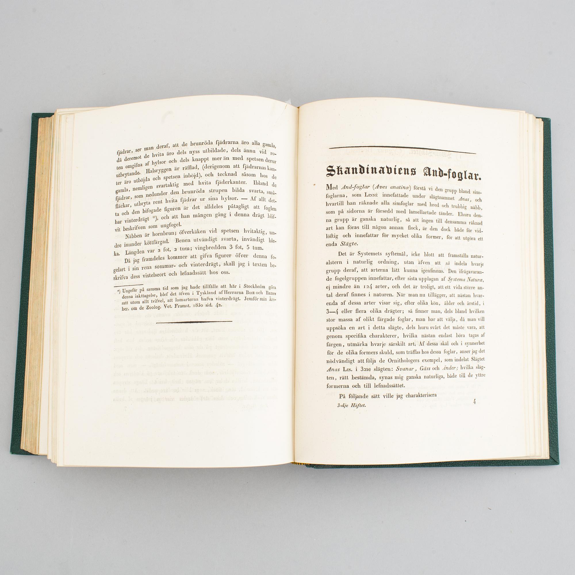 Med 200 litograferade zoologiska planscher, 1832-40, (2 vol).