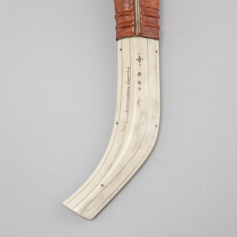 SVANTE LARSSON FRÅN LAPPTRÄSK, kniv, signerad.
