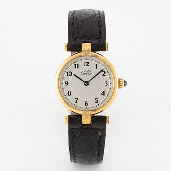 must de CARTIER, VLC, armbandsur, 24 mm.