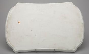 TARJOTIN, keramiikkaa, sign. pinxit Greta-Liisa Jäderholm 1937 Arabia Finlandia .