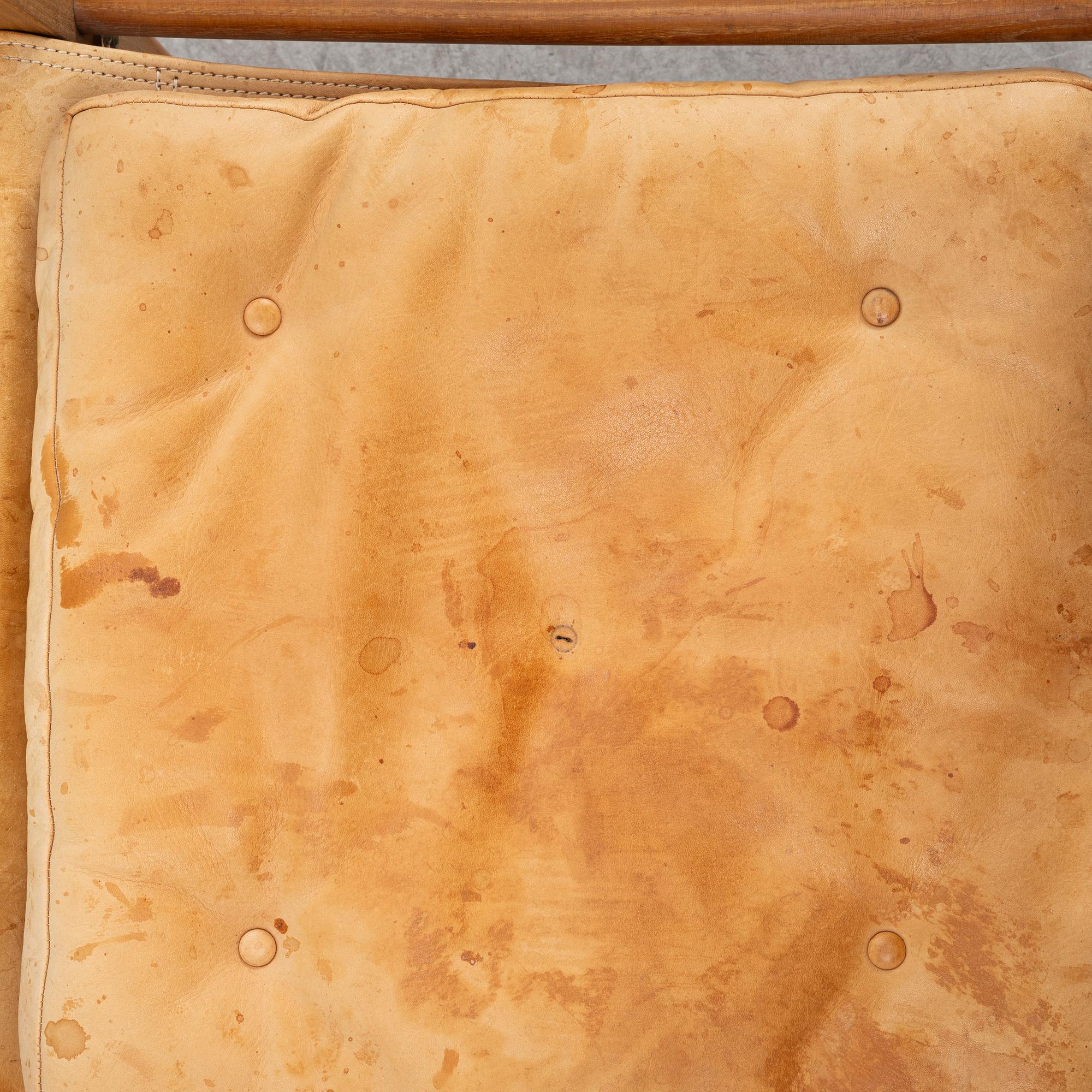 Kaare Klint, fåtöljer, ett par, "Safari Chair", Rud. Rasmussen, Danmark.