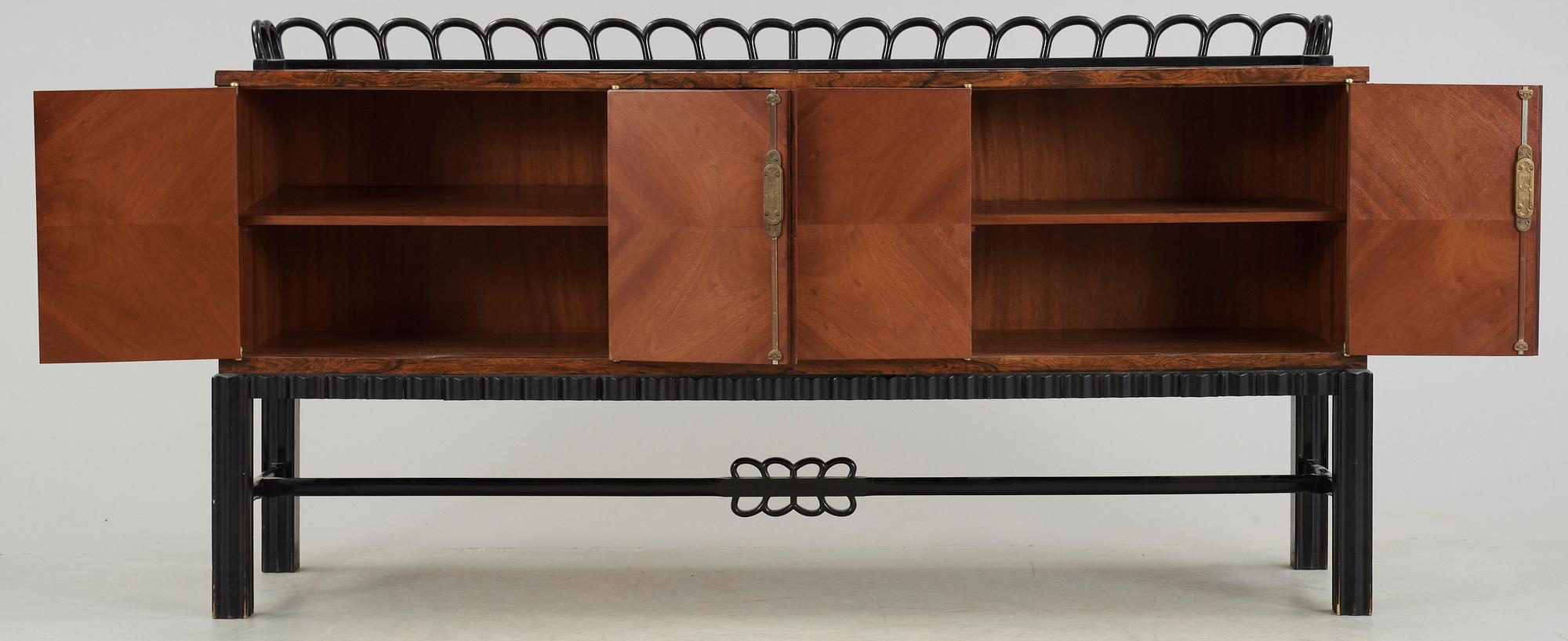 SIDEBOARD, art deco typ,  Brno, 1900-talets mitt.