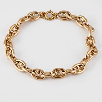 ARMLÄNK, 18K guld. Vikt 10,3 gram.