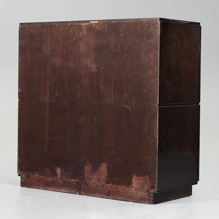 Axel Einar Hjorth, a darkly stained birch cabinet "Typenko", Nordiska Kompaniet, Sweden 1935.