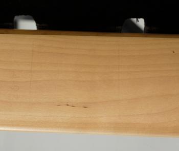 KARMSTOLAR, 2 st, modell 45, Alvar Aalto, Artek. Modellen formgiven 1947.
