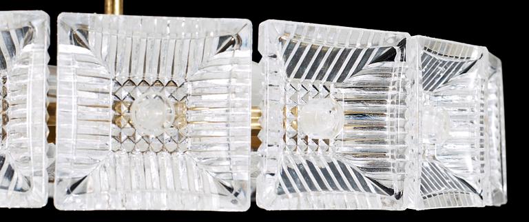 TAKLAMPA, glas, Orrefors, design Carl Fagerlund.