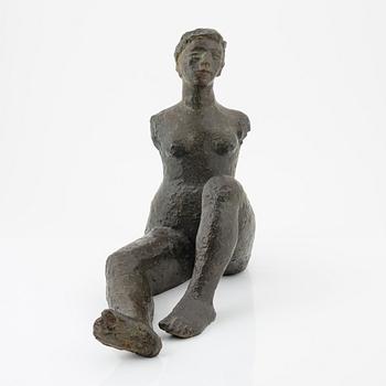 Honorio García Condoy, "torso Sentado", 1948, bronze, signered. Height 41 cm. Length 47 cm.