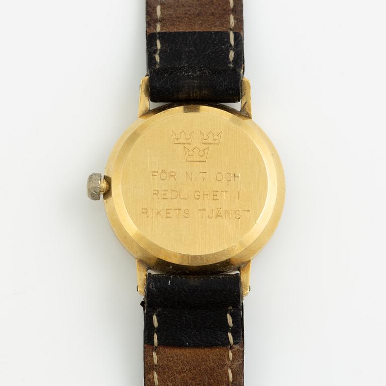 Eterna, Q, wristwatch, 22 mm.