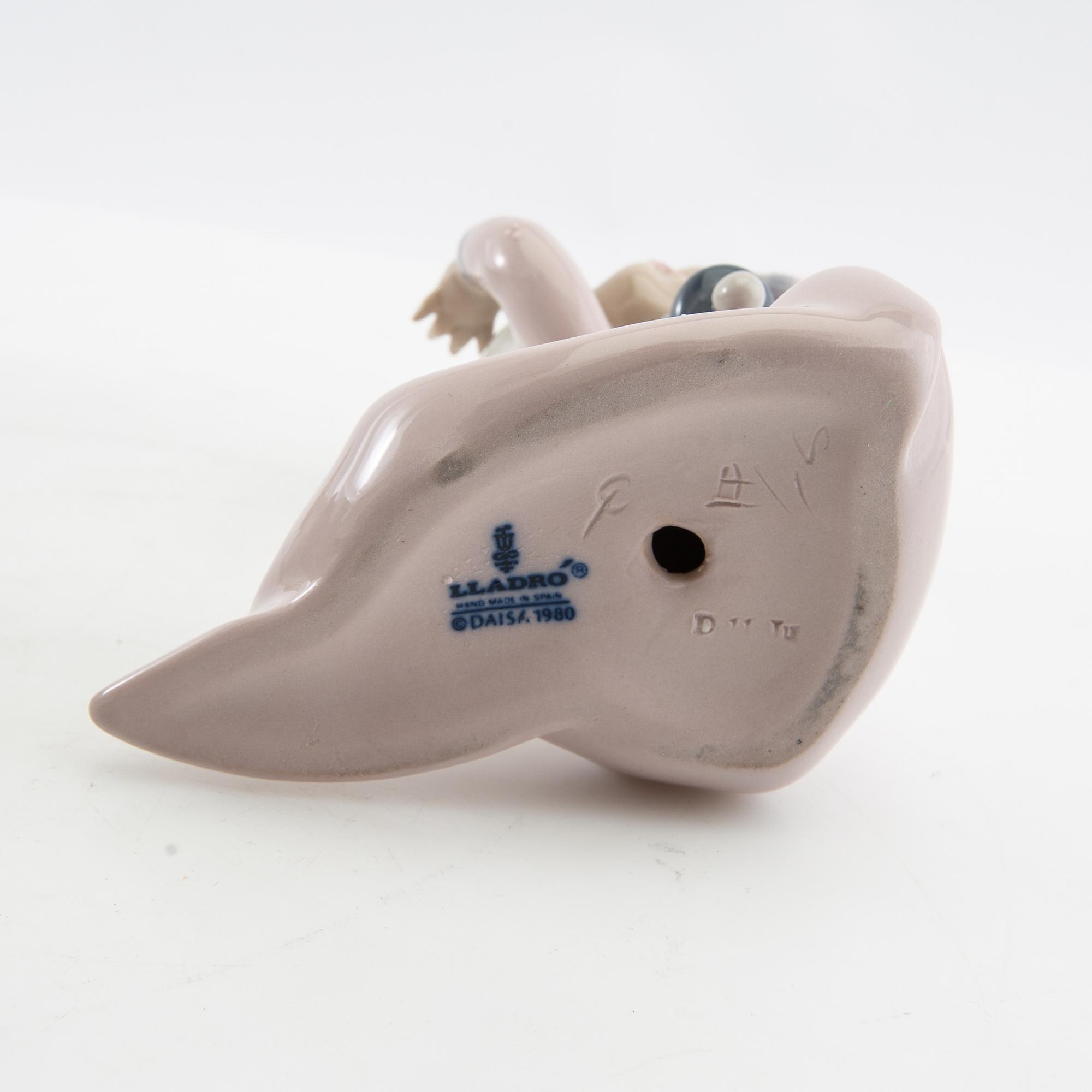 Figuriner, 2 st, Lladró Spanien 1971-1980.