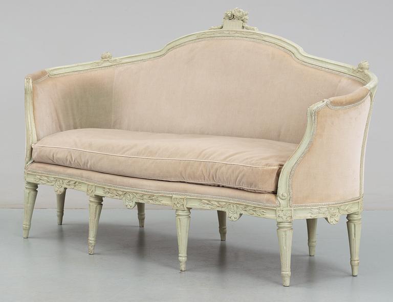 A Gustavian 18th Century sofa.