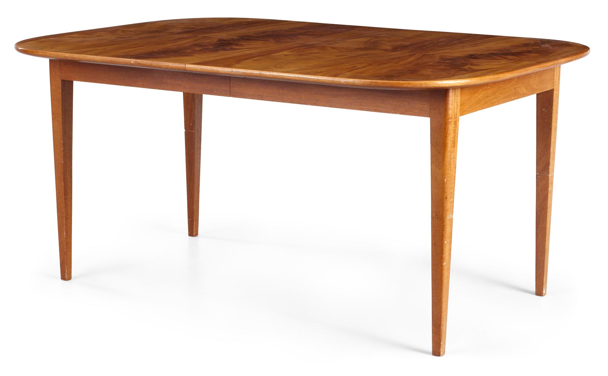 A Josef Frank mahogany dinner table, Svenskt Tenn, model 947.