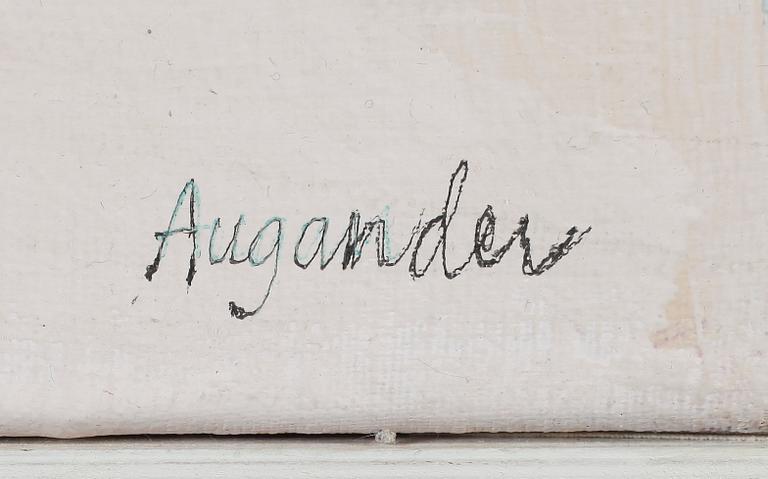 HANS AUGANDER, olja på duk, signerad.