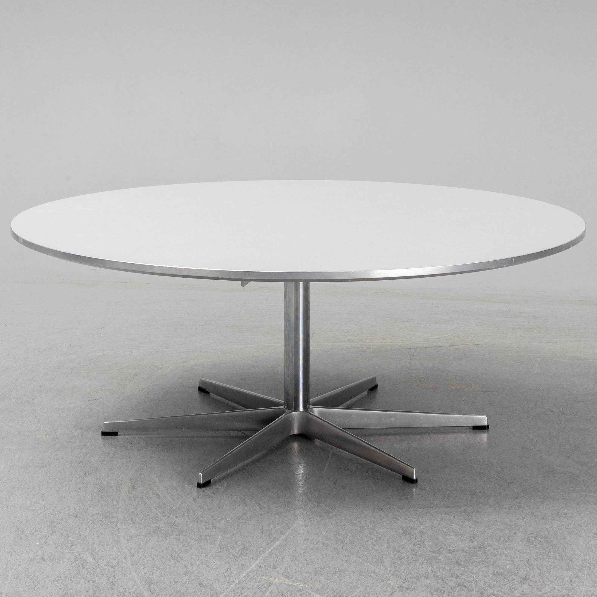 ARNE JACOBSEN, a sofa table for Fritz Hansen, Denmark, 1997.