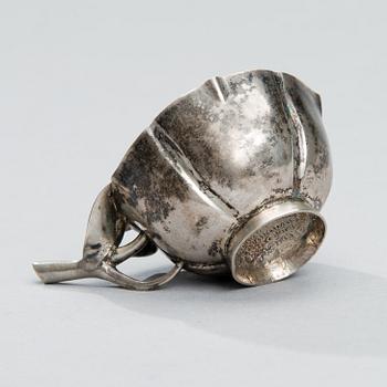 SUPKOPP, silver, Ryssland 1700-tal, ostämplad.