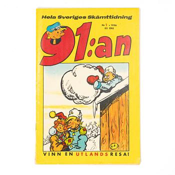 Comic book, "91:an", no. 1, 1956.