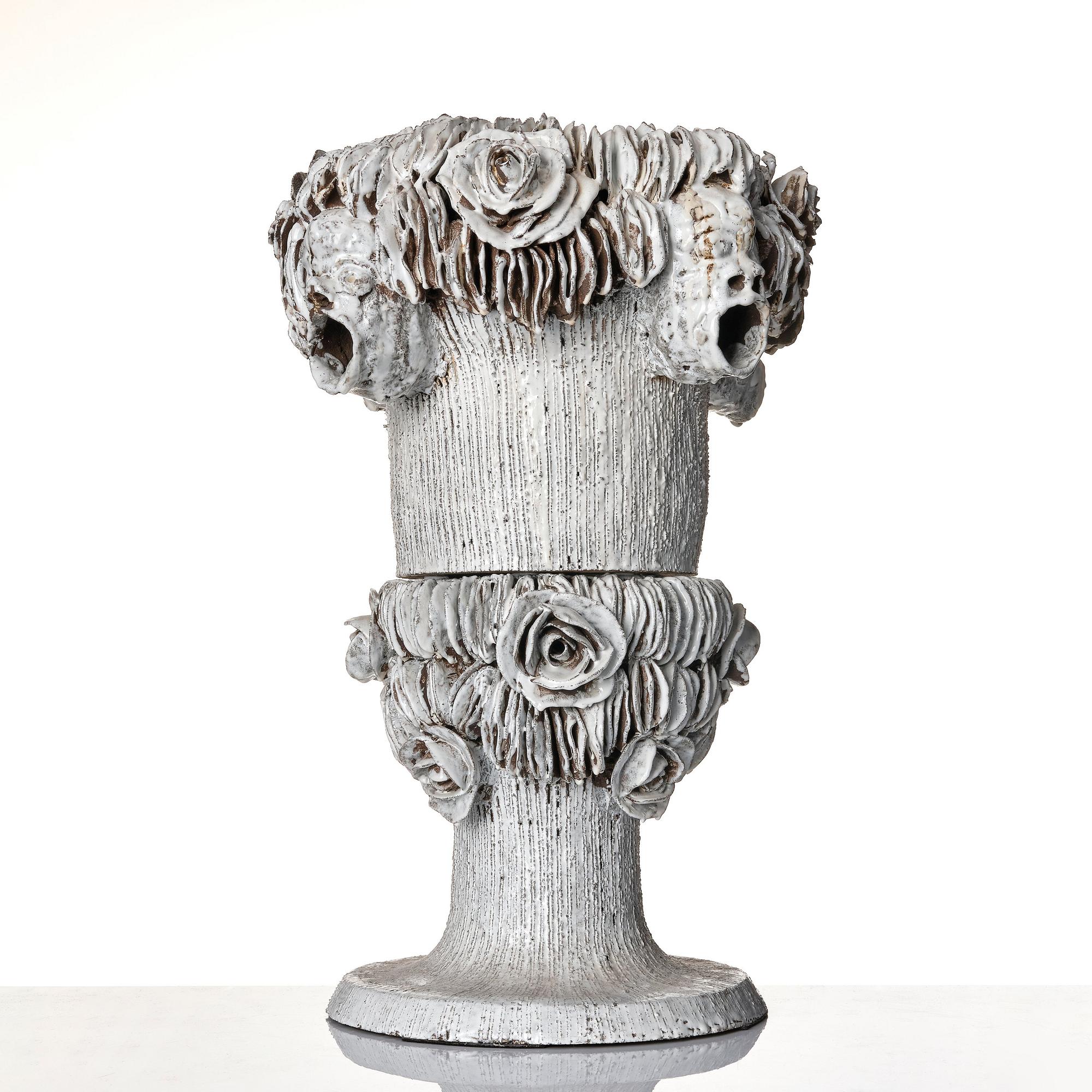 Carl Richard Söderström, skulptur/urna, egen ateljé, Stockholm ca 2010.