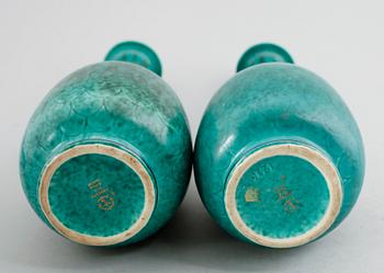 KANNOR, 1 par, stengods, Argenta, Gustavsberg, 1930/40-tal.