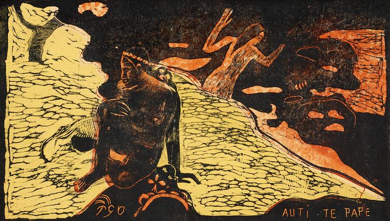 Paul Gauguin, "Auti te pape" (Les Femmes à la Rivière).