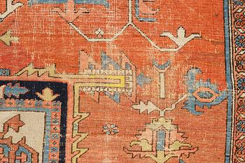 A carpet, an antique Heriz, ca 469,5-471 x 300-309,5 cm.