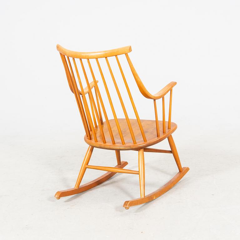 A Nesto beech rocking chair mid 1900s.
