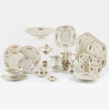 A 102-piece porcelain dinner service, "Sanssouci", Rosenthal, Germany.