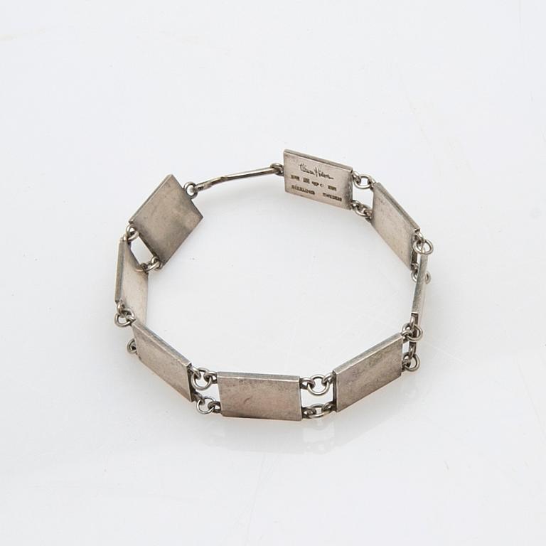 Wiwen Nilsson, armband, sterlingsilver, Lund, 1965.